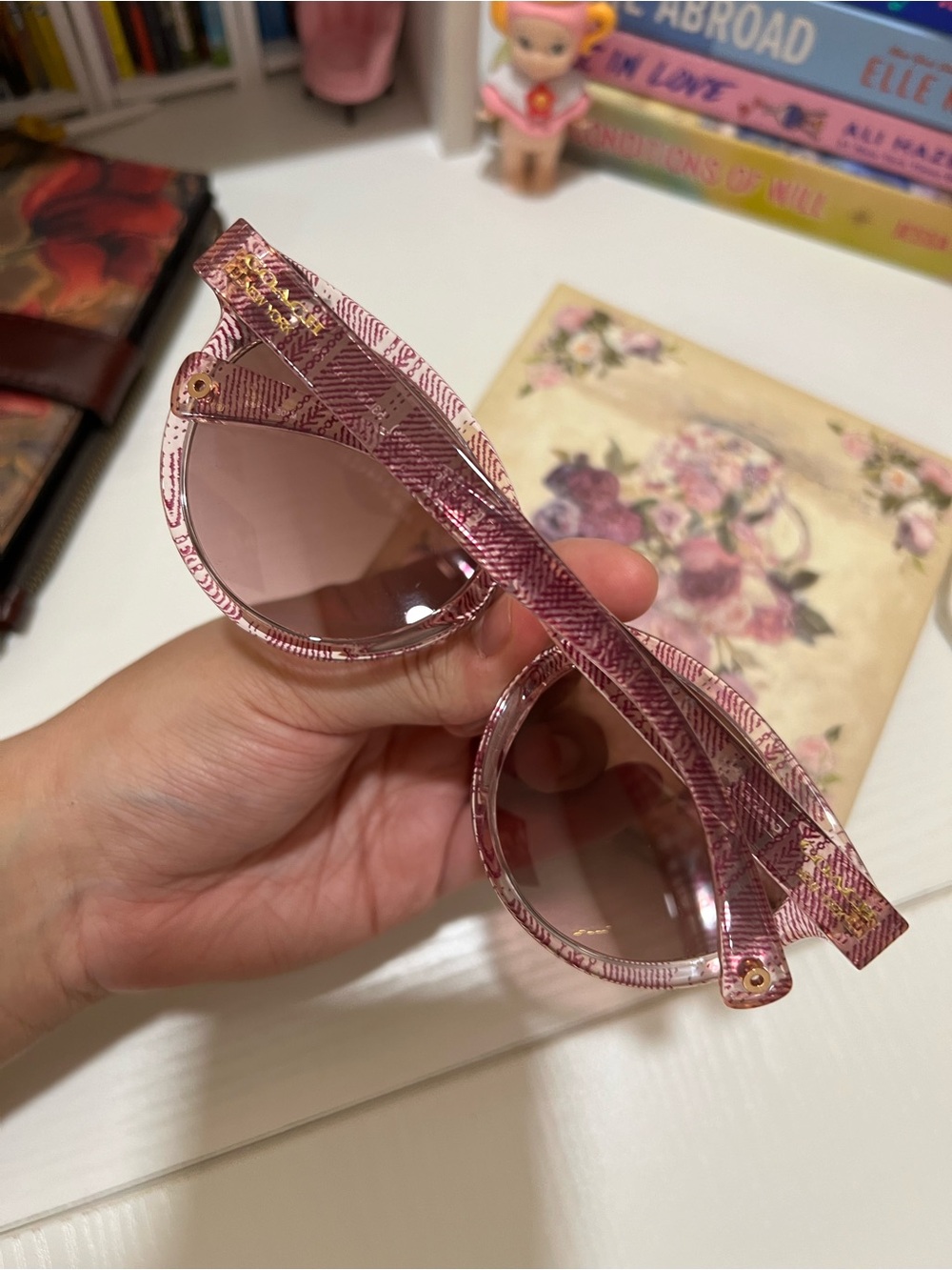 COACH Aria Garnet Sunglasses - Picture 2 of 6